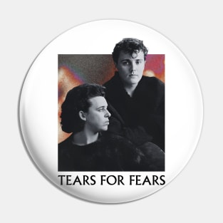 Vintage 80s Tears For Fears Pin