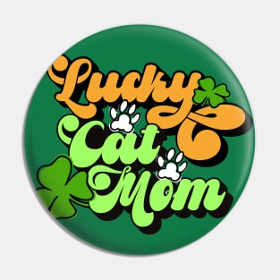 Lucky Cat Mom Pin