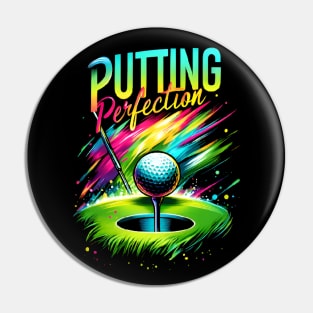 Putting perfection - golf competition Pin