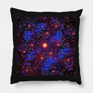 Night in the mirrors Pillow
