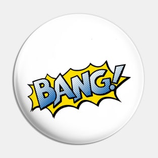 BANG! COMIC TSHIRT - GAMER CARTOON Pin