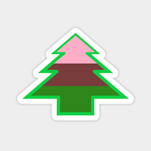 Gyneromantic/Gynesexual Pride: Christmas Tree Magnet