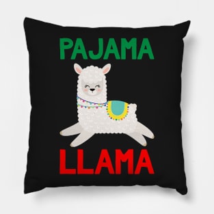 Pajama Llama - Funny Christmas Pajama Llama Pillow