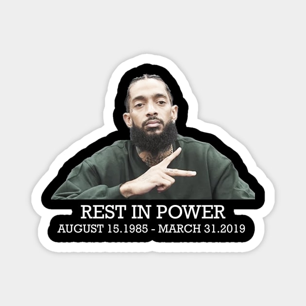 Nipsey Hussle Magnet by Yaman