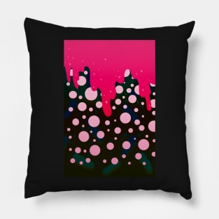 Sweet black drip Card Pillow