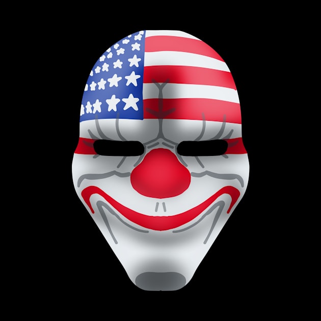 PayDay Mask Silhouette by Vatar