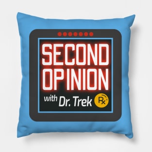 Second Opinion Large Logo Pillow