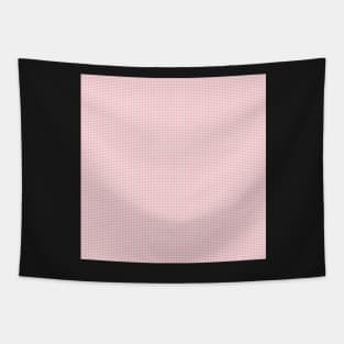 Gingham by Suzy Hager     Cherub Pink Tiny Gingham Tapestry