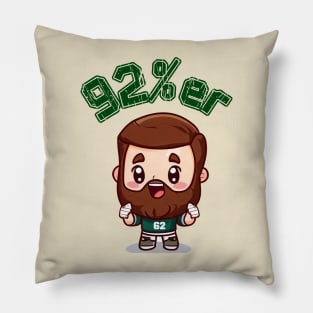 Jason Kelce 92% New Heights Kawaii Pillow