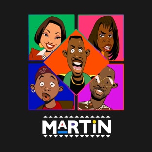 black tv show martin funny T-Shirt