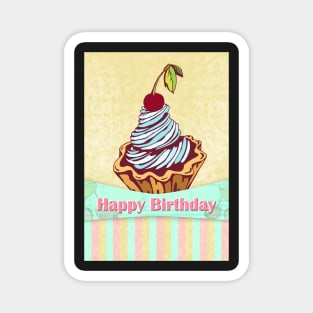 greeting card. happy birthday Magnet