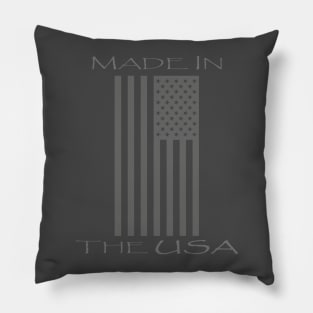 American Flag - Made in the USA T-shirt Pillow