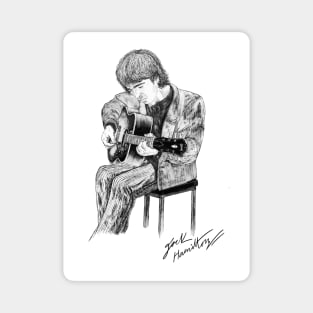 Noel G Original Ink Drawing Print Magnet