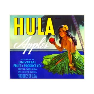 Hula Apples Brand Label T-Shirt