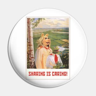 Sharing is Caring Pin