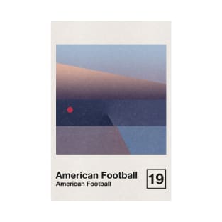 American Football 3 / Minimalist Graphic Poster Art Design T-Shirt