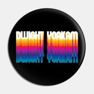 Retro Dwight Proud Name Personalized Gift Rainbow Style Pin
