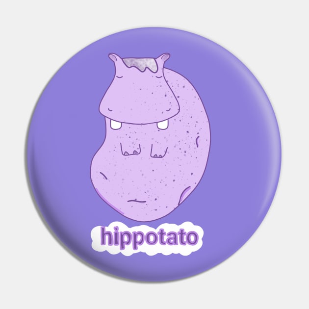 Hippotato Pin by moonlitdoodl