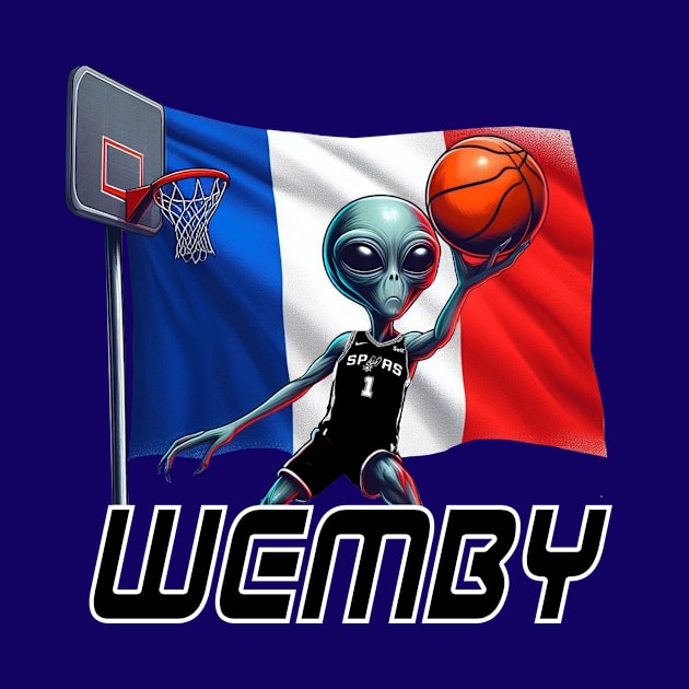 Wemby - ALIEN (w/French flag) by OG Ballers