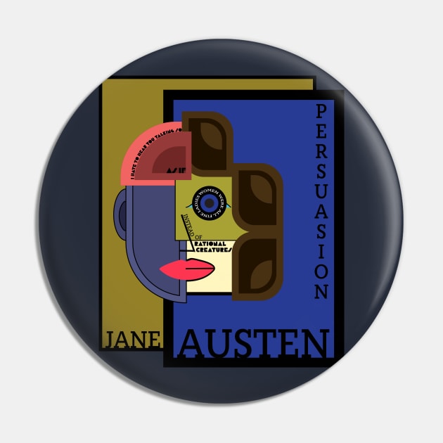 Jane Austen Persuasion - Rational Creatures Pin by Cosmic-Fandom