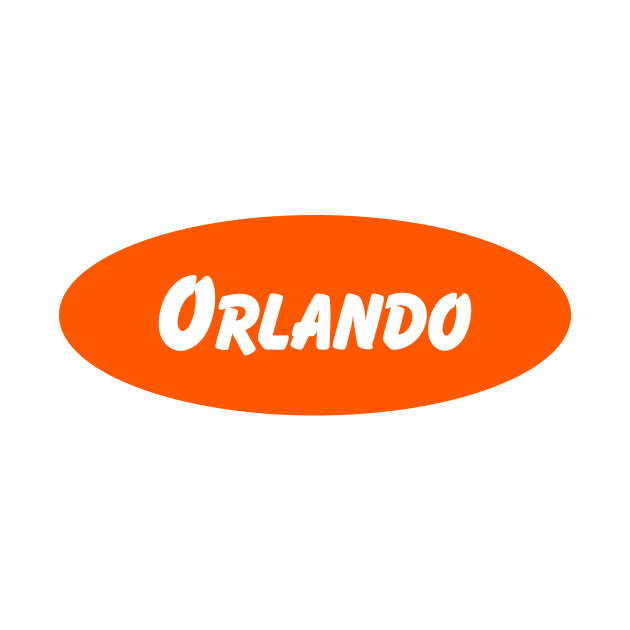 Orlando - Orange Shape - Classic Nickelodeon Style by The90sMall