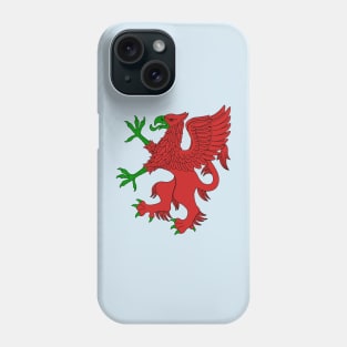 Griffin Rampant in Red and Green Phone Case