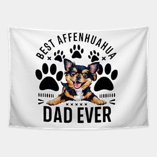 Best Affenhuahua Ever Funny Quote Vintage Dad Tapestry