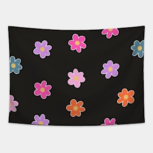 Fun Colorful Flowers (2024) Tapestry