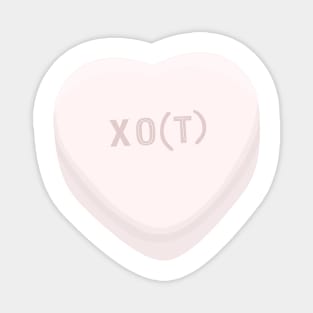 XO OT Occupational Therapist, Therapy Assistant Hugs and Kisses Candy Conversation Heart Magnet