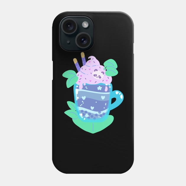 Panda Boba Phone Case by TurboErin