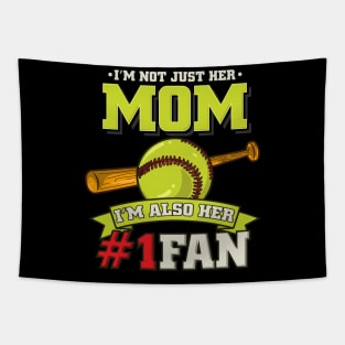 Softball Mom Shirt Diamond Baseball Gift Tapestry