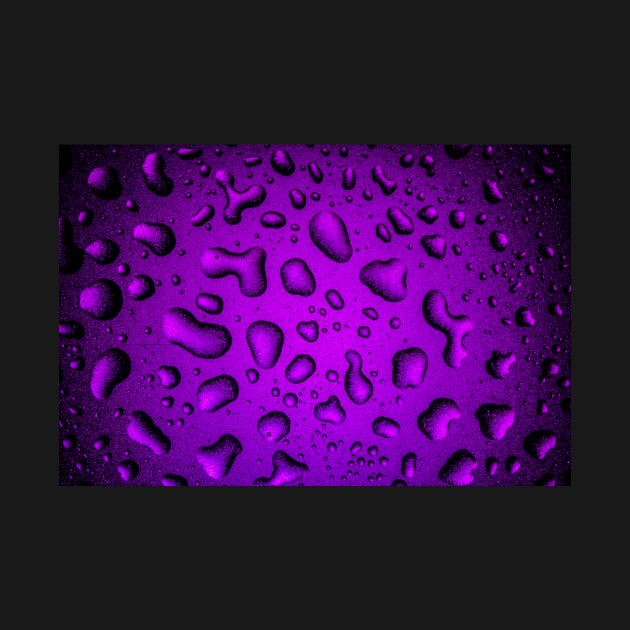 Cool Grainy Purple water drops by PLdesign