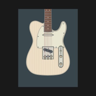 Olympic White Telly Guitar T-Shirt