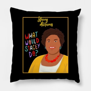 stacey abrams Pillow