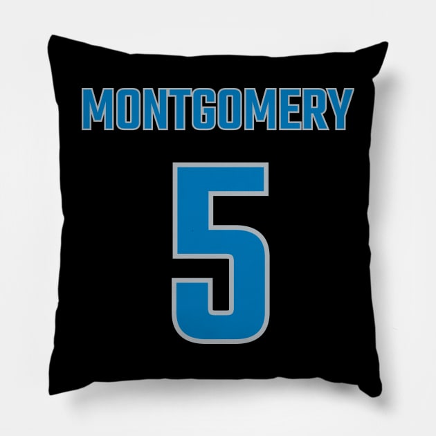 David Montgomery Pillow by CoolMomBiz