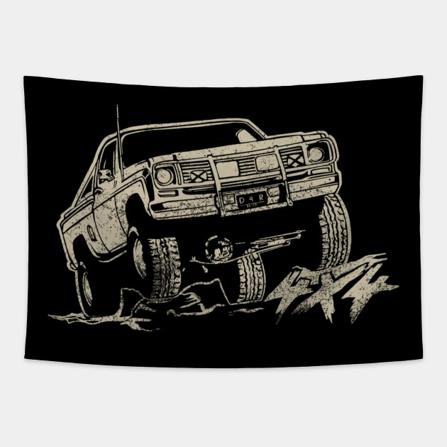 Ford truck Tapestry by Saturasi