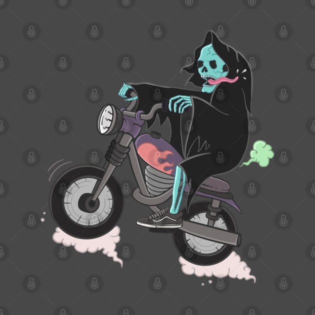 SKULL RIDER by bratcave.studio