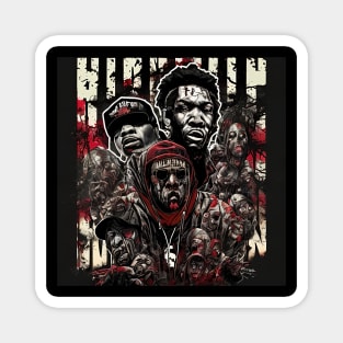 Hip hop Spooky Art style Magnet