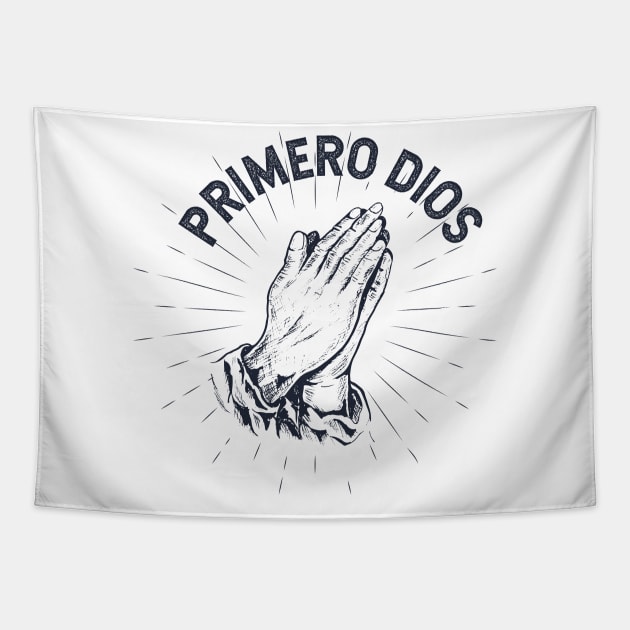 Primero Dios Tapestry by verde