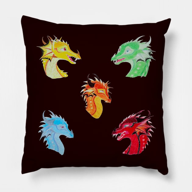 Lycoris Expressions Sticker Pack Pillow by Lycoris ArtSpark