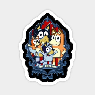 bluey happy fams Magnet