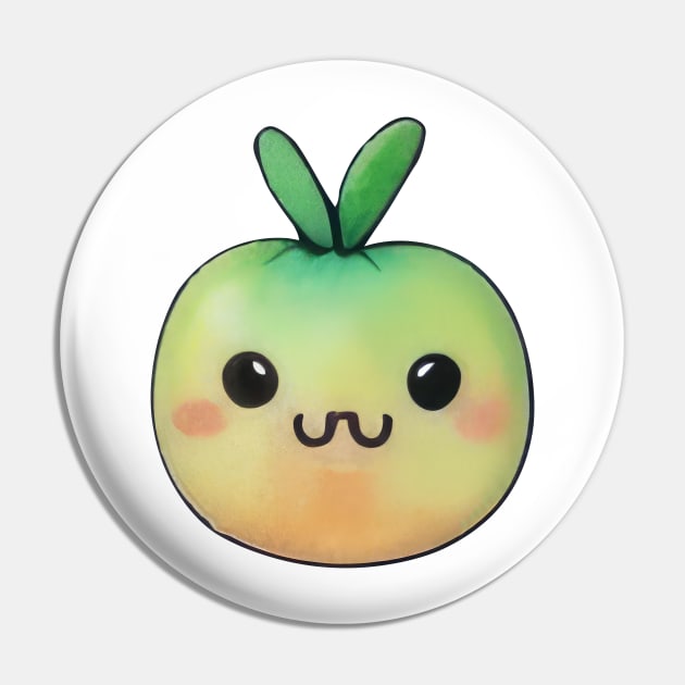 Smirking apple Pin by Sheptylevskyi