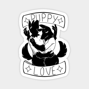 Puppy Love (WHITE) Magnet