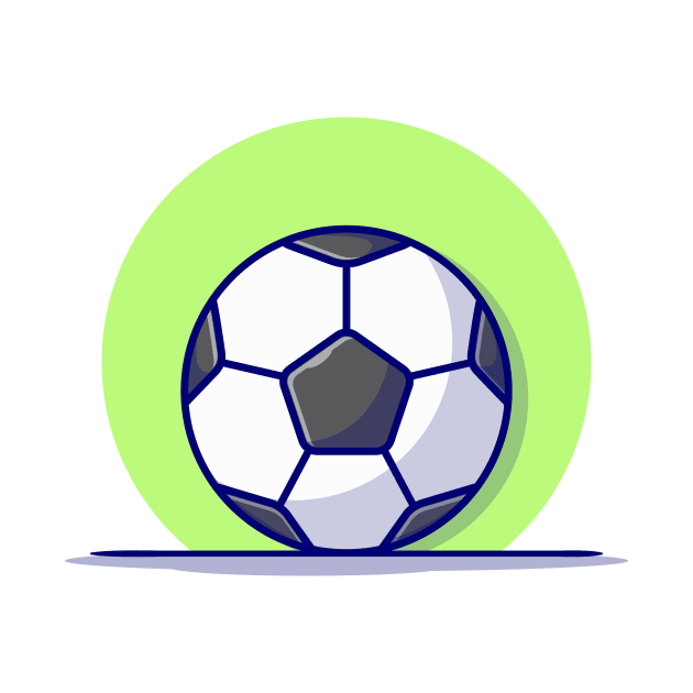Soccer Ball With whistle Cartoon Vector Icon Illustratio by Catalyst Labs