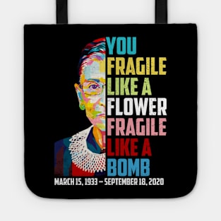 Not Fragile Like A Flower Fragile Like A Bomb Ruth Bader Ginsburg Die Tote