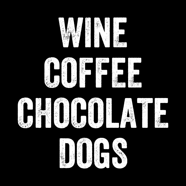 Wine coffee chocolate dogs by captainmood