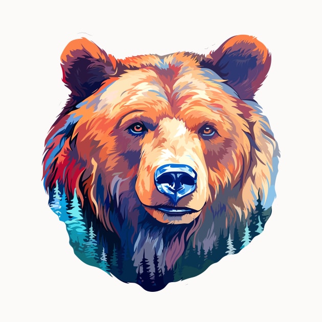 Grizzly Bear Animal World Wildlife Beauty Discovery by Cubebox