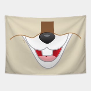 Chip's Smile (for Face Mask) Tapestry