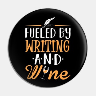 Fueled by Writing and Wine Pin