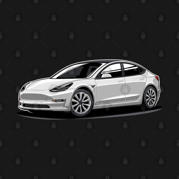 Model 3 (White) by afrcreativeart